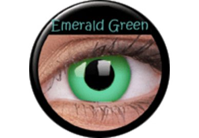 ColourVue Crazy šošovky - Emerald (2 ks ročné) - nedioptrické, dopredaj