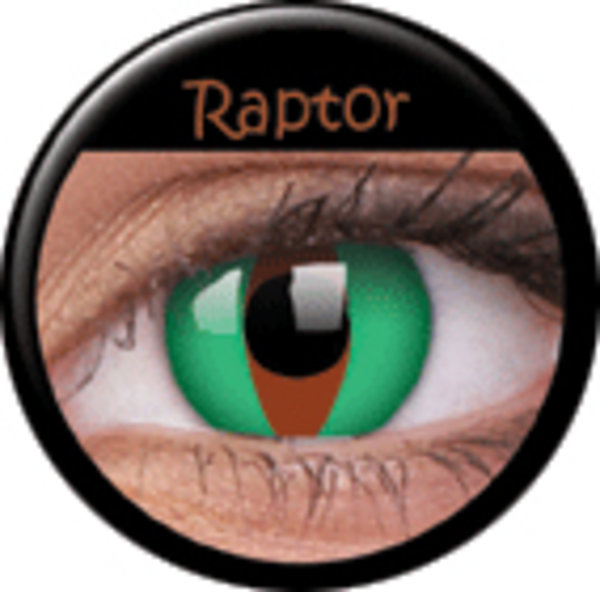 ColourVue Crazy šošovky - Raptor (2 ks ročné) - nedioptrické - exp. 08/2024