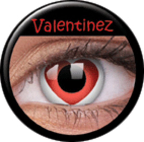 ColourVue Crazy šošovky - Valentinez (2 ks ročné) - nedioptrické - exp.12/2019