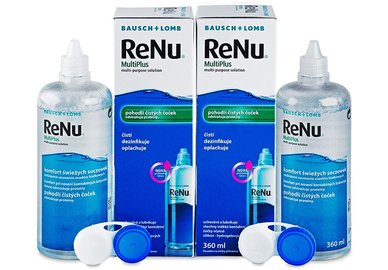 ReNu MultiPlus 2 x 360 ml s púzdry