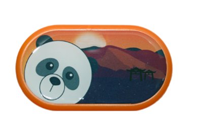 Ozdobné púzdro so zrkadielkom Indie - Panda
