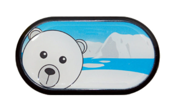 Ozdobné púzdro so zrkadielkom Sever - Ľadový Medveď