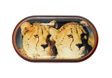Púzdro so zrkadielkom Divoká zvieratá - Gepardy