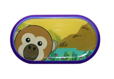 Ozdobné púzdro so zrkadielkom ZOO - Opice