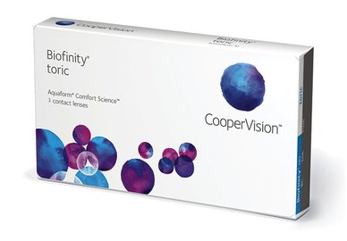 Biofinity Toric (3 šošovky) - Výpredaj parametrov