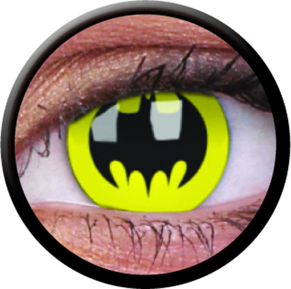 ColourVue Crazy šošovky - Bat Crusader (Batman) (2 ks trojmesačné) - nedioptrické