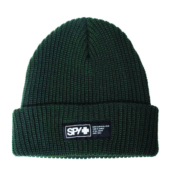SPY Zimná čiapka pletená - tmavo zeleno-sivá