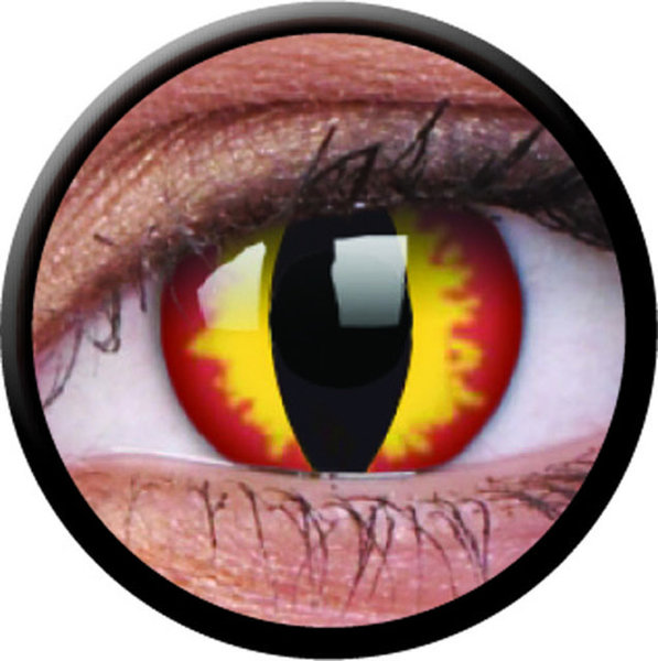 ColourVue Crazy šošovky - Dragon Eyes (2 ks trojmesačné) - dioptrické - exp.09/22