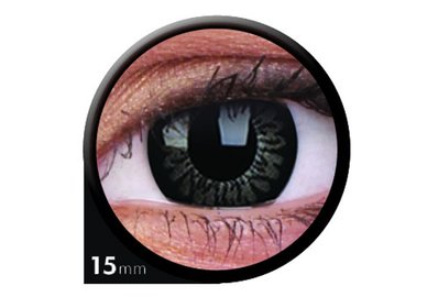 ColourVue Big Eyes - Awesome black (2 šošovky trojmesačné) - dioptrické - exp. 01/2024