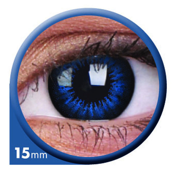 ColourVue Big Eyes - Cool Blue (2 šošovky trojmesačné) - nedioptrické - poškodený obal