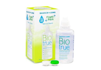 Biotrue 100 ml  flight pack s púzdrom