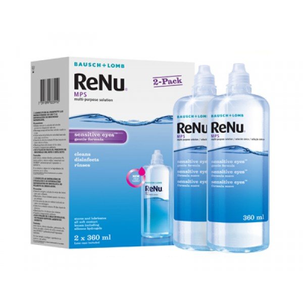 ReNu MPS Sensitive Eyes 2 x 360 ml s púzdry - exp.08/23