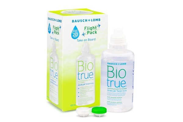 Biotrue 100 ml  flight pack s púzdrom - exp. 02/2023