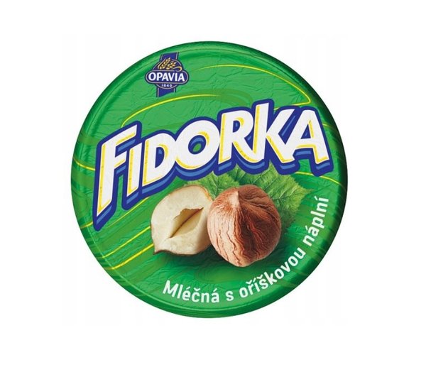 Fidorka mliečna s orieškovou náplňou 30g