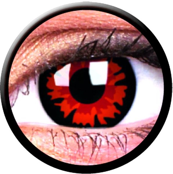 ColourVue Crazy šošovky - Demon (Volturi) (2 ks trojmesačné) - dioptrické - exp.09/22