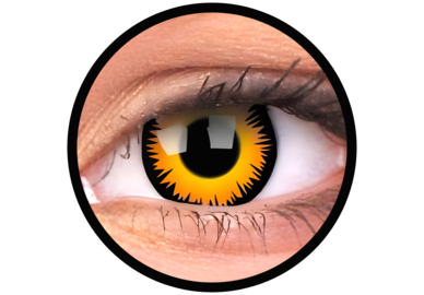 ColourVue Crazy šošovky - Orange Werewolf (2 ks ročné) - nedioptrické, dopredaj