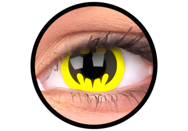 ColourVue Crazy šošovky - Batman (2 ks ročné) - nedioptrické, dopredaj