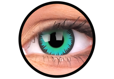 ColourVue Crazy šošovky - Green Werewolf (2 ks ročné) - nedioptrické, dopredaj