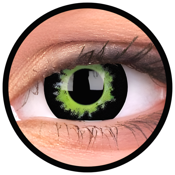 ColourVue Crazy šošovky - Eclipse (2 ks ročné) - nedioptrické, dopredaj