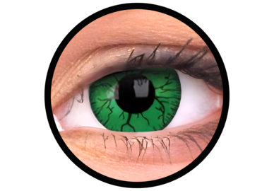 ColourVue Crazy šošovky - Green Hornet (2 ks ročné) - nedioptrické - exp. 10/2026