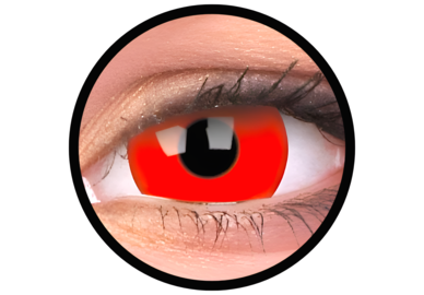 ColourVue Crazy šošovky 17 mm - Red Devil (2 ks trojmesačné ) - nedioptrické