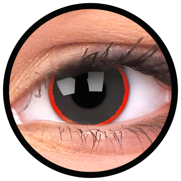 ColourVue Crazy šošovky - Hell Raiser (2 ks trojmesačné) - nedioptrické