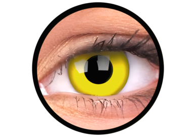 ColourVue Crazy šošovky - Yellow (2 ks trojmesačné) - nedioptrické