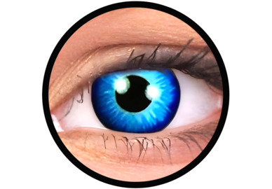 ColourVue Crazy šošovky - Space Blue (2 ks trojmesačné) - nedioptrické