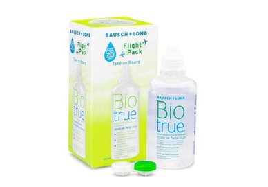 Biotrue 100 ml  flight pack s púzdrom - poškodený obal, exp. 07/2026