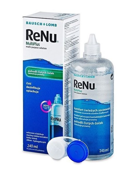 ReNu MultiPlus 240 ml s púzdrom - kozmeticky poškodený obal