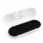 Duopúzdro na okuliare a šošovky - biele