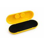 Duopúzdro na okuliare a šošovky - žlté