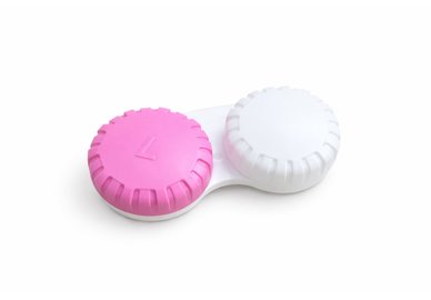 Klasické dvojfarebné puzdro – bielo-ružové