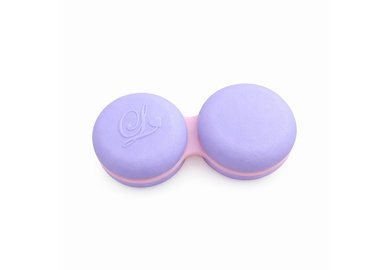 Klasické puzdro makrónka - fialové