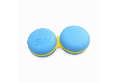 Klasické puzdro makrónka - svetlo modré