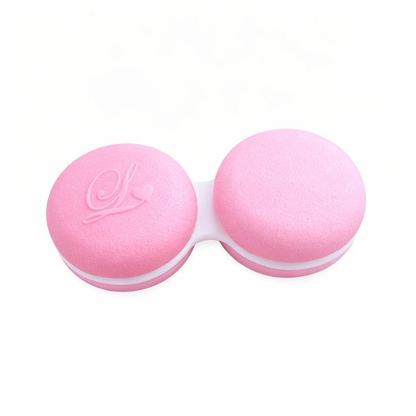 Klasické puzdro makrónka - svetlo ružové