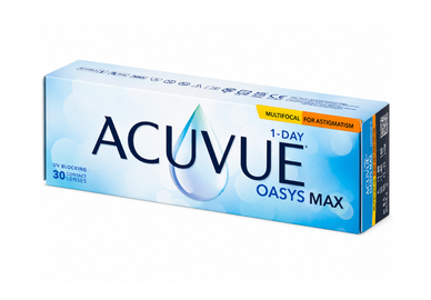 Acuvue Oasys Max 1-Day Multifocal for Astigmatism (30 šošoviek)