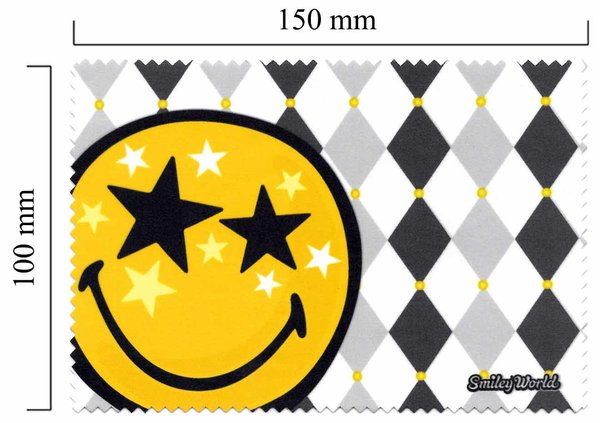 Handričku na okuliare z mikrovlákna Smiley - Star