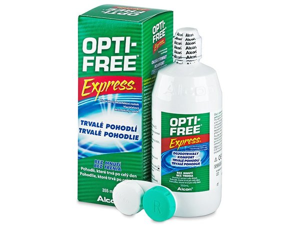 Opti-Free Express 355 ml s púzdrom - Poškodený obal