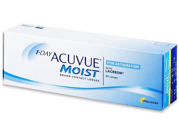 1-Day Acuvue Moist for Astigmatism (30 šošoviek)