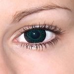 ColourVue Eyelush - Green (2 šošovky trojmesačné) - dioptrické - výpredaj exp.2020