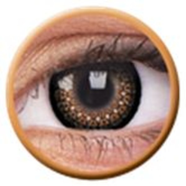 ColourVue Eyelush - Brown (2 šošovky trojmesačné) - nedioptrické