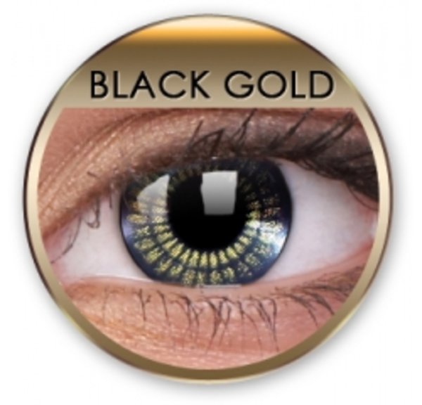 Jewel - Black Gold (2 trojmesačné šošovky)