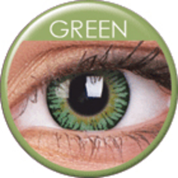 ColourVue 3 Tones - Green (2 šošovky trojmesačné) - nedioptrické - poškodený obal