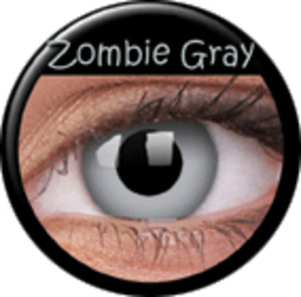 ColourVue Crazy šošovky - Zombie Grey (2 ks trojmesačné) - dioptrické 10/2018